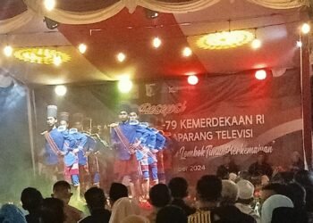 Rudat Aik Dewa Lombok Timur Beraksi di Acara Puncak HUT RI ke 79