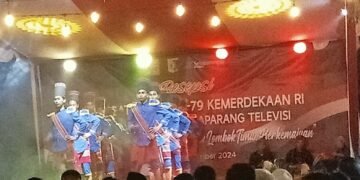 Rudat Aik Dewa Lombok Timur Beraksi di Acara Puncak HUT RI ke 79