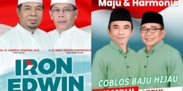 Pasangan Lutfi Wahid atau Iron Edwin Diunggulkan Menang