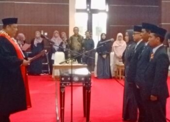 Pimpinan DPRD Lotim Dilantik, Ketua dari Gerindra