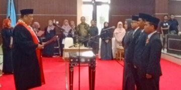 Pimpinan DPRD Lotim Dilantik, Ketua dari Gerindra