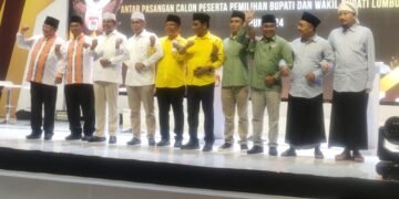 Sempat Diguyur Hujan, Debat Perdana Pilbup Lotim Sukses