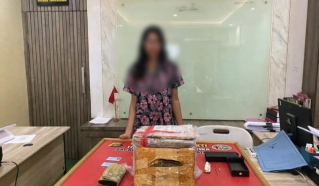 Terima  Kiriman Paket Ganja Seberat 849,73 Gram Oknum Mahasiswi Ditangkap