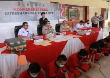 Narkoba Marak, Bulan September dan November Polda NTB Ungkap 116 Kasus