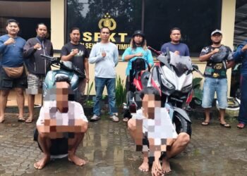 Rampas Sepeda Motor, Dua Pelaku Ditangkap Satu Lainnya Buron