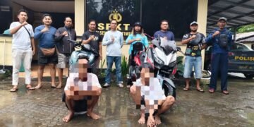 Rampas Sepeda Motor, Dua Pelaku Ditangkap Satu Lainnya Buron