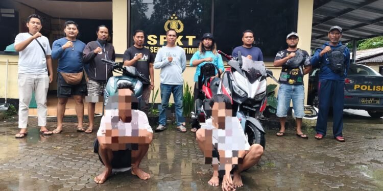 Rampas Sepeda Motor, Dua Pelaku Ditangkap Satu Lainnya Buron