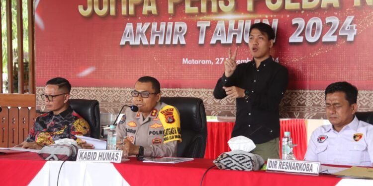 Tahun 2024 Jumlah Kejahatan di Wilayah Polda NTB Meningkat