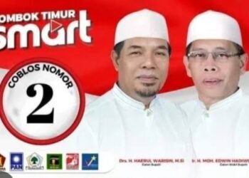 Sah, Iron-Edwin Jadi Bupati dan wakil Bupati Lombok Timur 2024-2029