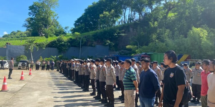 Amankan Penetapan Bupati dan Wakil Bupati, Polresta Bima Kerah 270 Anggota