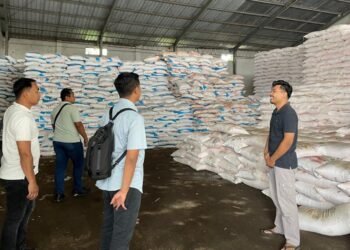 Reskrim Polres Lotim Sambangi Gudang Distributor Pupuk Bersubsidi