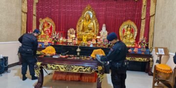 Jamin Perayaan Imlek Aman, Polda NTB Sterilisasi di Mataram Vihara