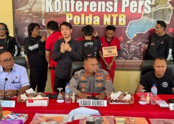 Awal Tahun, Ditreskrimum Polda NTB Ungkap Dua Kasus  Tiga Tersangka Diamankan