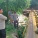 Jembatan penghubung Desa Gumantar dan Selengan Terputus