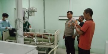 Pencuri Motor Babak Belur Diamuk Massa