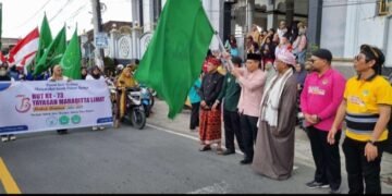 Pawai Budaya Sasak Meriahkan Rangkaian HUT 73 Yayasan Maraqitta’limat