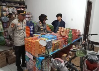 Polsek Praya Gelar Razia Petasan