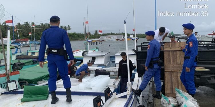 Amankan Wilayah Pesisir, Pol Airud Polda NTB Gelar Patroli
