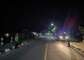 Antisipasi Balap Liar Polres Lombok Utara Patroli Sampai Sahur