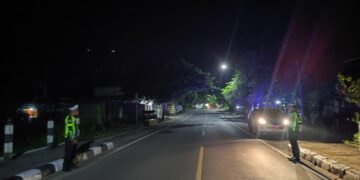 Antisipasi Balap Liar Polres Lombok Utara Patroli Sampai Sahur