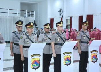 Berganti, Enam Kapolres dan Empat PJU Polda NTB