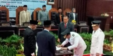 Sertijab Digelar, Iron Edwin Siap Berhidmat untuk Masyarakat Lombok Timur