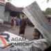 Angin Kencang Terbangkan Atap Sebuah Rumah Mewah di Desa Kalijaga
