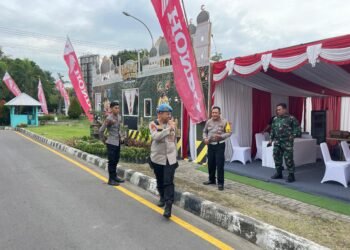 Kabid Propam Polda NTB Cek Pospam Lombok Epicentrum Mall