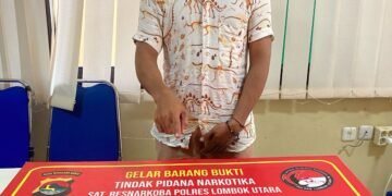 Edarkan Sabu Dua Buruh Tani Lombok Utara Diciduk Polisi