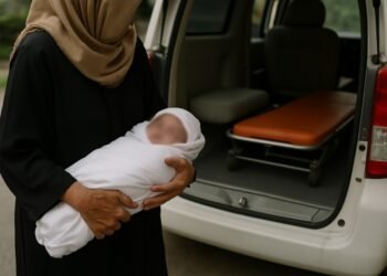 Miris Banget, Ibu Muda Bawa Pulang Mayat Bayinya Gunakan  Transportasi Online dari RSUP