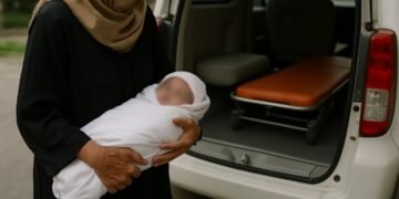 Miris Banget, Ibu Muda Bawa Pulang Mayat Bayinya Gunakan  Transportasi Online dari RSUP