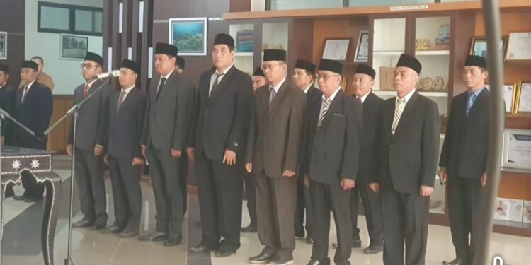 Gerbong Mutasi  Mulai Digelar, Bupati Ingatkan Bekerja Sesuai Tupoksi