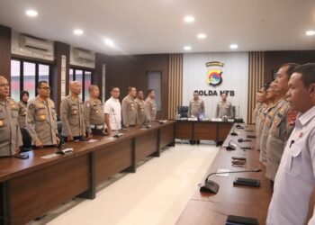 Kapolda NTB Ikuti Rakernis Kapolri Secara Daring