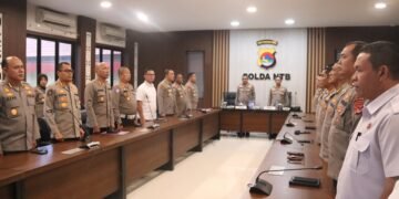 Kapolda NTB Ikuti Rakernis Kapolri Secara Daring