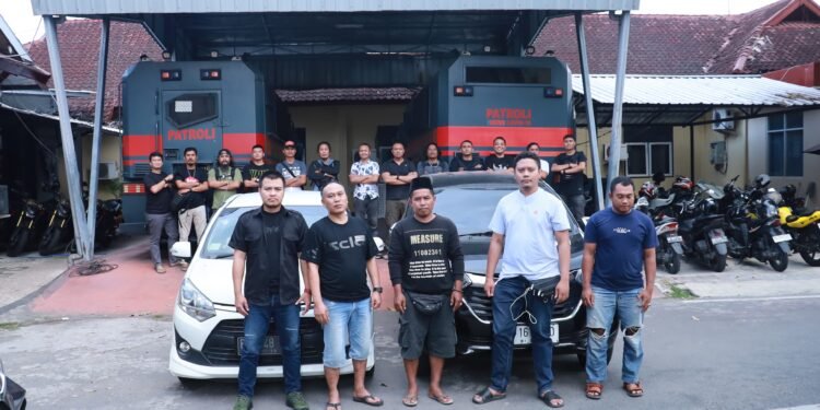 Rampas Kendaraan di Jalan, 5 Debt Collector di Tangkap Tim Jatanras Polda NTB