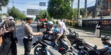Razia PJR Polda NTB Tilang 151 Pengendara di Mataram