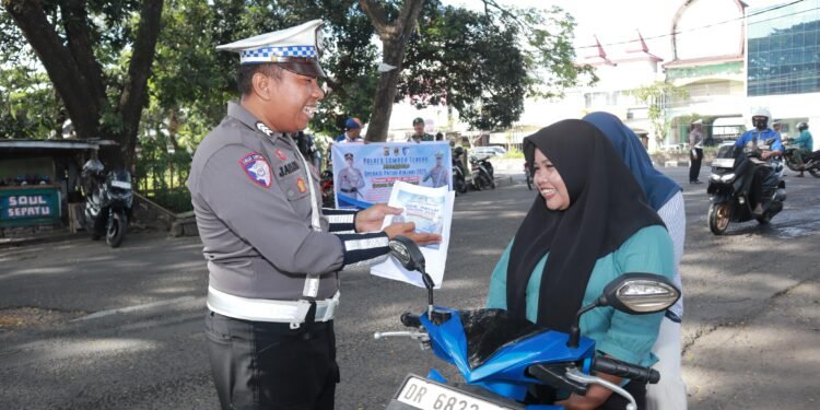174 Pengendara di Tilang Polres Lombok Tengah Selama 3 Hari Operasi Patuh Rinjani 2025