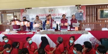 Kurun Waktu Mei Juli Polda NTB Sukses Ungkap 32 Kasus Narkoba, 45 Tersangka Ditangkap
