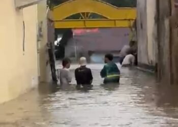 Banjir yang Kepung Kota Mataram Surut