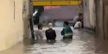 Banjir yang Kepung Kota Mataram Surut