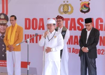 Doa Lintas Agama dan Ojol di Polda NTB Serukan Kedamaian Bangsa