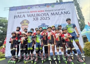 TIGA ATLET LOMBOK BARAT BORONG PRESTASI DI KEJUARAAN SEPATU RODA PIALA WALIKOTA MALANG