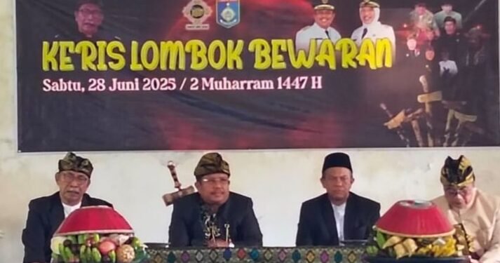 Ritaul Mandian Keris Sasak, Bupati LAZ : Mari Lestarikan Budaya dan Kemas Menjadi Even Pariwisata