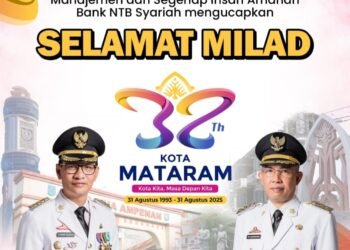 Milad kota Mataram dari Bank NTB