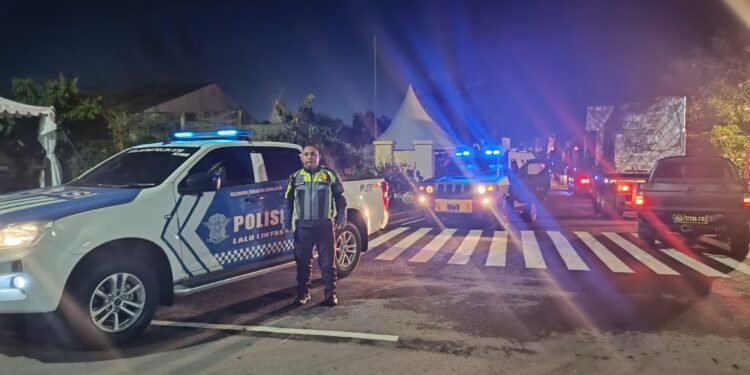 Dirlantas Polda NTB Kawal Logistik MotoGP Mandalika