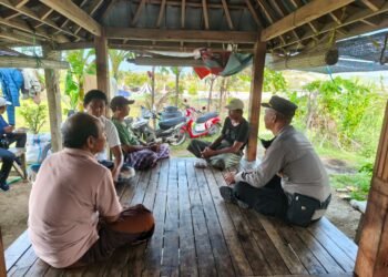 Warga Kampung Melayu, Polda NTB  Ajak Warga  Aktif Jaga Kamtibmas