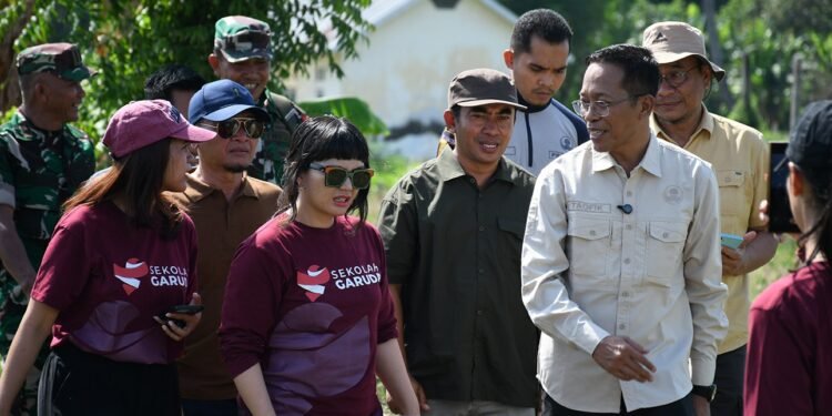 Wamen Ristek Dikti Tinjau Lokasi Sekolah Garuda di Lombok Timur