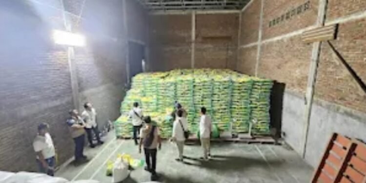 Satgas Pangan Lotim Temukan 110 Ton Beras Oplosan
