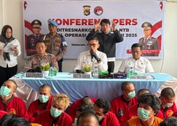 Dua Pekan Operasi Antik Rinjani 2025, Polda NTB Ungkap 112 kAsus Tangkap165 Tersangka Narkoba