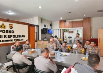 Tim Supervisi Mabes Polri Tinjau Pelaksanaan Ops Lilin Rinjani 2025 di NTB